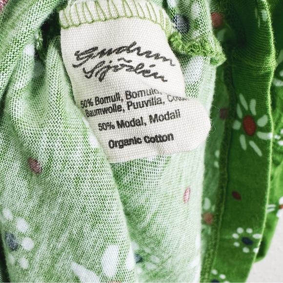 Gudrun Sjoden Tea Garden Oolong Dress Floral Cotton Jersey - Picture 7 of 9